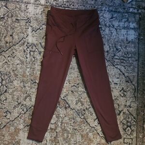 Old Navy Active Maroon Leggings